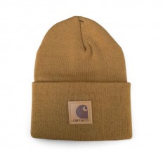 לצפייה במוצר כובע צמר Carhartt בצבע חום-קאמל קלאסי (Carhartt Brown)