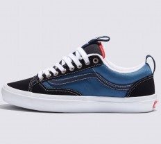 לצפייה במוצר Vans Knu Skool / Old Skool Sport - Navy Blue & Black Suede