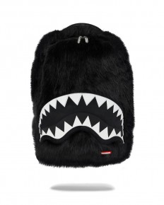 לצפייה במוצר תיק גב Sprayground Shark Mouth - פרווה שחורה 