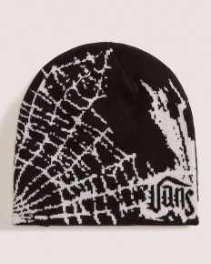 לצפייה במוצר כובע גרב Vans ואנס שחור לבן – דוגמת קורי עכביש