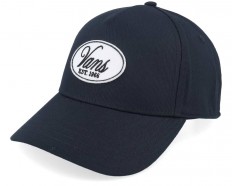 לצפייה במוצר כובע ואנס קלאסי שחור לוגו לבן