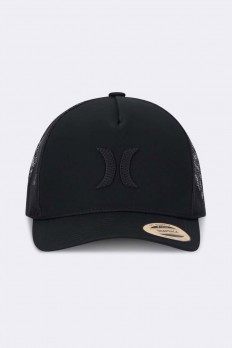 לצפייה במוצר כובע Hurley Trucker Snapback – עיצוב All Black עם לוגו רקום