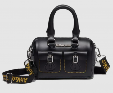 לצפייה במוצר Dr. Martens Mini Kiev Leather Bowling Bag - Black