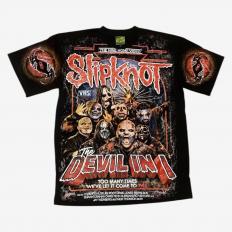 לצפייה במוצר Slipknot All-Over Print Graphic T-Shirt 