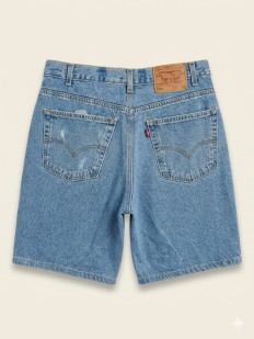 לצפייה במוצר מכנסי ג'ינס קצרים וינטג' לגבר Levi's 560 – כחול קלאסי